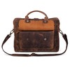 Leather briefcase 16 Inch Laptop Messenger Bags for Men and