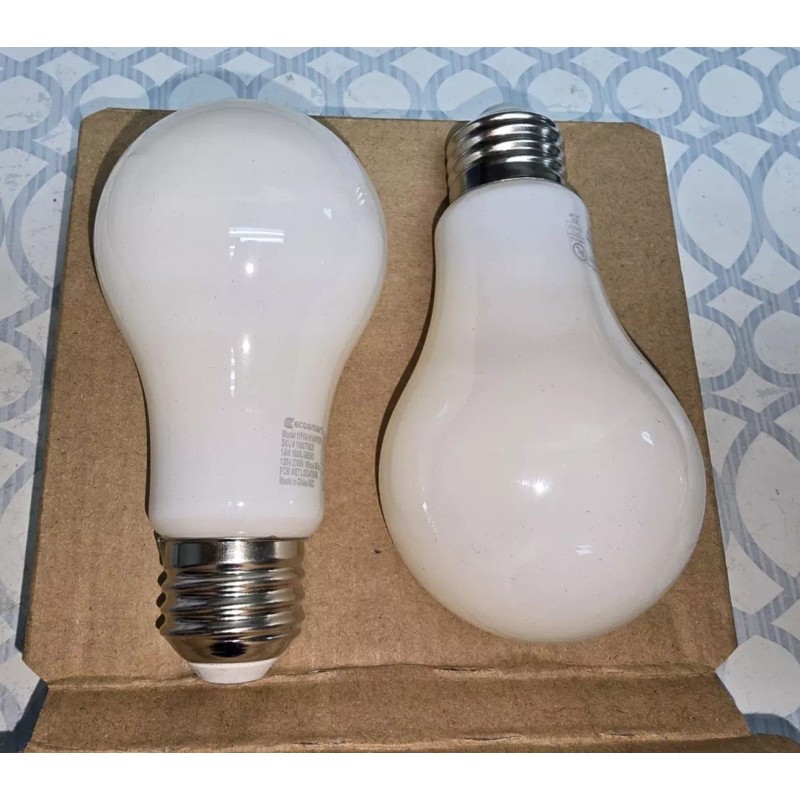 Eco-Smart EcoSmart 1006 778 629 2PACK-A19 FROSTED GLASS SOFT WHITE