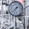 MEASUREMAN Stainless Steel Sanitary Pressure Gauge, 2.5” Dial, 0-30 PSI