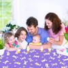 Easter Tablecloth, Easter Bunny Table Covers, Easter Colourful Egg Table,