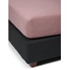 ESSENZA Fitted Sheet The Perfect Organic Jersey Wood Rose, 90-100