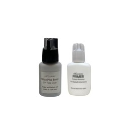Alluring Eyelash Extension Strong Ultra Plus Glue Adhesive (Ultra Plus 5ml + Alluring Primer) | Less Fumes | Fast Drying | Lasts 5-7 Weeks