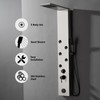 BWE Stainless Steel Shower Panel Tower System 5 Jets Multi-Function