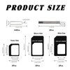16 Pcs 4 in 1 SIM Card Adapter with Removal