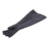 Aswalling Rubber Black Sandblaster Gloves Stripe Abrasive Sand Blasting Gloves