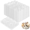 NAMYEUT Pack of 50 Quail Egg Boxes, 6 Plastic, 6
