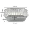 Waytiffer 100 Pack 1Lb mini Loaf Pans Heavy Duty Disposable