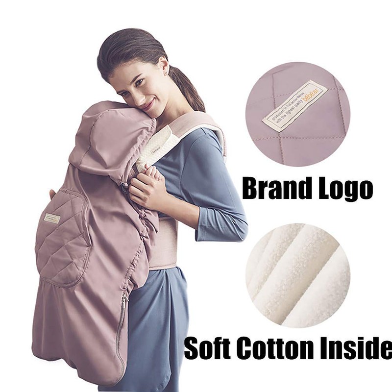 Bebamour Cover for Baby Carrier Universal Hoodie All Season Stroller