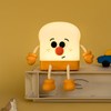USB Charging Cartoon Light Phone Holder Toast Shape Bedroom Bedside