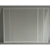 3 Pack-2'x2' White Plastic Perforated Tile with 3/8" Holes