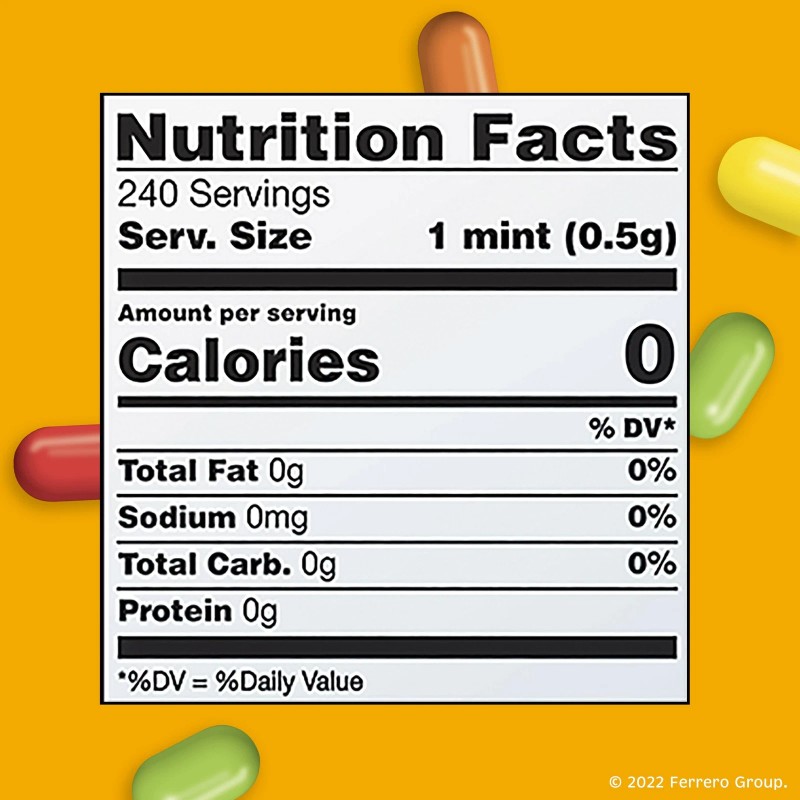 Tic Tac Fruit Adventure Mints 3.4 Ounce Pack of 4
