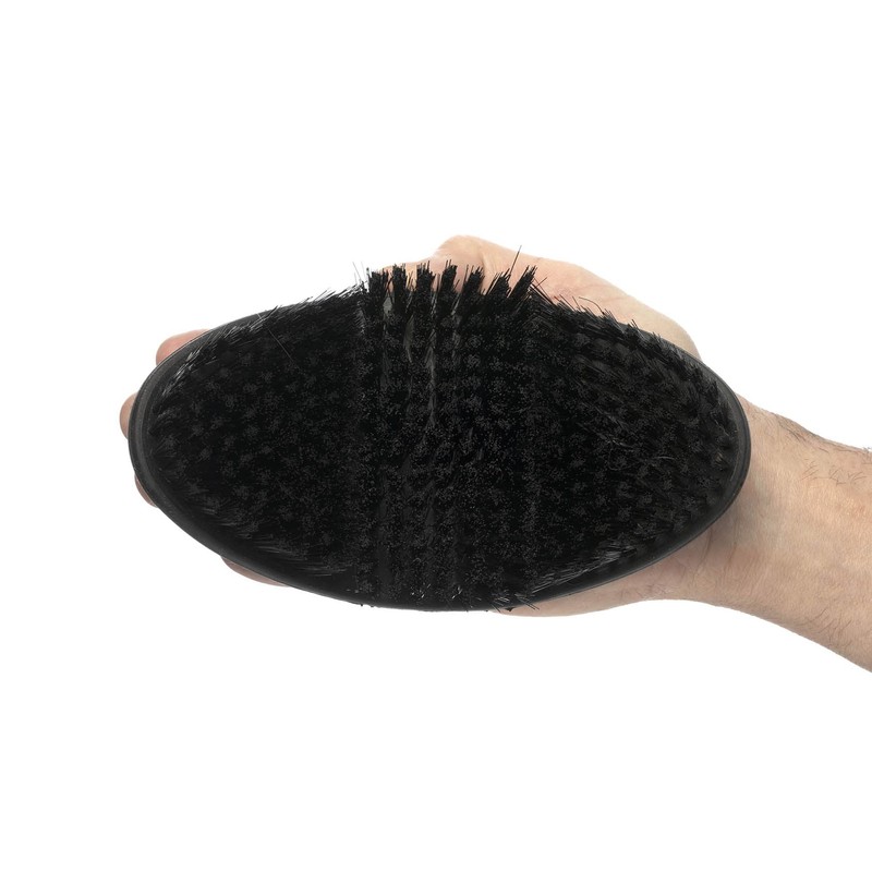 LeMieux Flexi Soft Body Brush for Horses - Black -