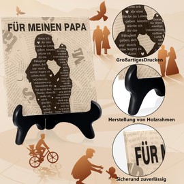 Johiux Gift for Dad from Daughter, Dad Gift, Father's Day Gift Gifts for Dad, Engraved Acrylic Block Puzzle for Dad, Birthday Gift for Dad, Gifts for Christmas for Dad