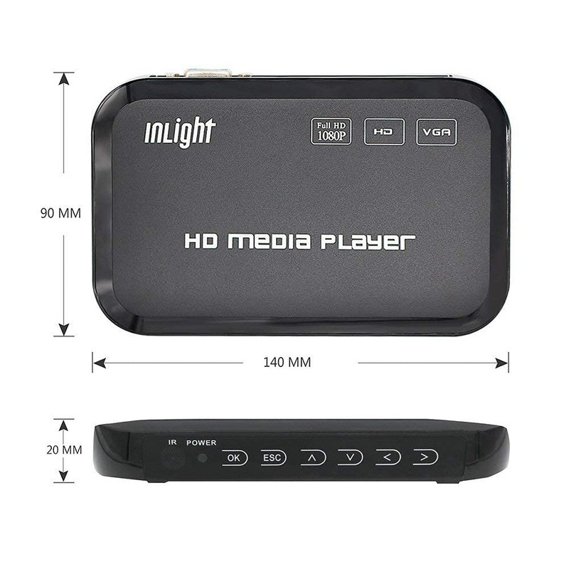 InLight HD801 Media Player December 2023 Latest Upgrade Up to