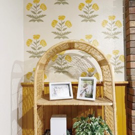 Large Flower Stencil for Painting on Wood Fence Walls, Wildflower Stencil for Crafts Reusable Plant Templates for Shirts Floor Canvas (flower6)