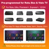 2 Pc Programmed Replacement Remote for Roku with Volume Key