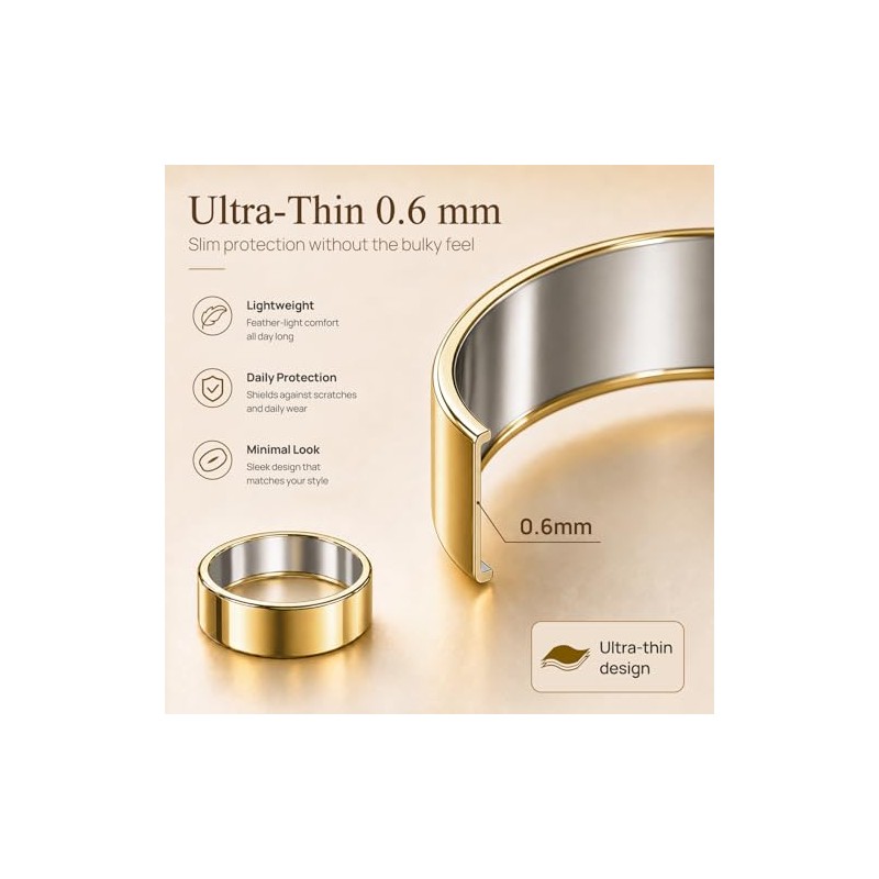 5 Pack TPU Ring Covers for Oura Ring Gen 3