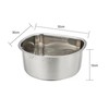 FAB4HOME Washing Up Bowl Stainless Steel Washbasin Plastic-Free Kitchen Sink