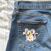 Mouse Patch – Embroidered Animal Applique for Jackets, Bags, Hats