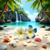 Hawaiianische Frangipani-Plumeria-Schaumkopf-Blume, Party, Strand, Haarschmuck, 2 Stück (weiß + violett)