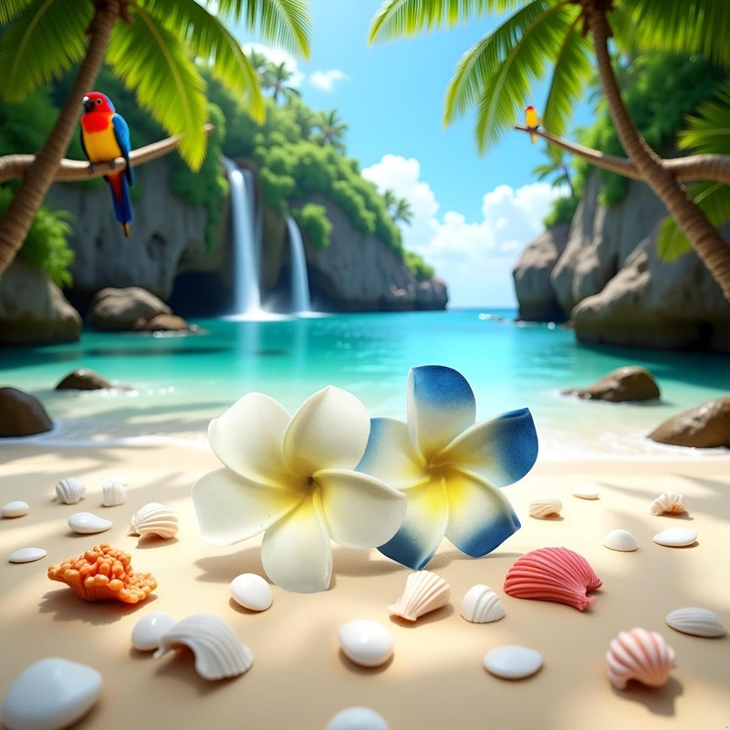 Hawaiianische Frangipani-Plumeria-Schaumkopf-Blume, Party, Strand, Haarschmuck, 2 Stück (weiß + violett)