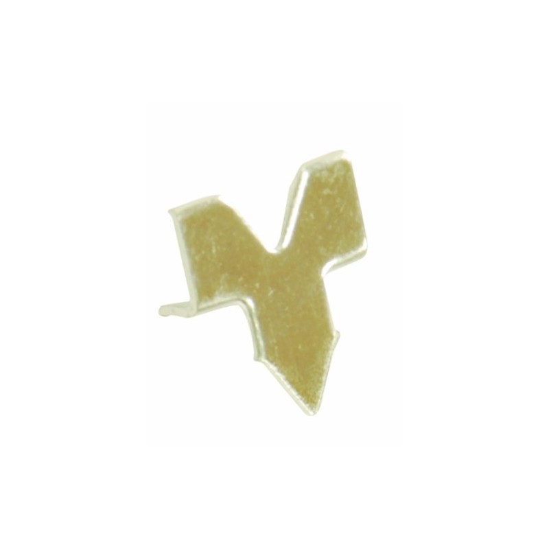 OOK 50651 Glazing Push Points, Glazier Points, Steel, Zinc Finish
