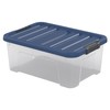 Sundis Wave Box 10L Clear Plastic Stackable Stackable Storage Box