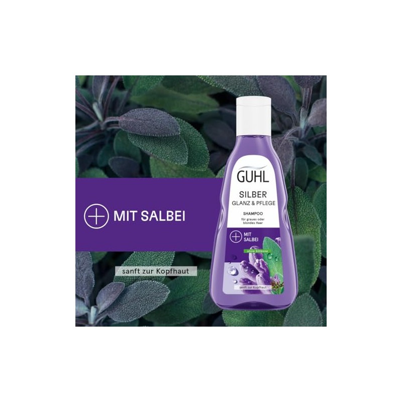 Guhl Silver Shine & Care Shampoo – Contents: 250 ml