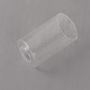 Voguad Seeded Glass Lamp Shade 3 Pack, Clear Cylinder Glass