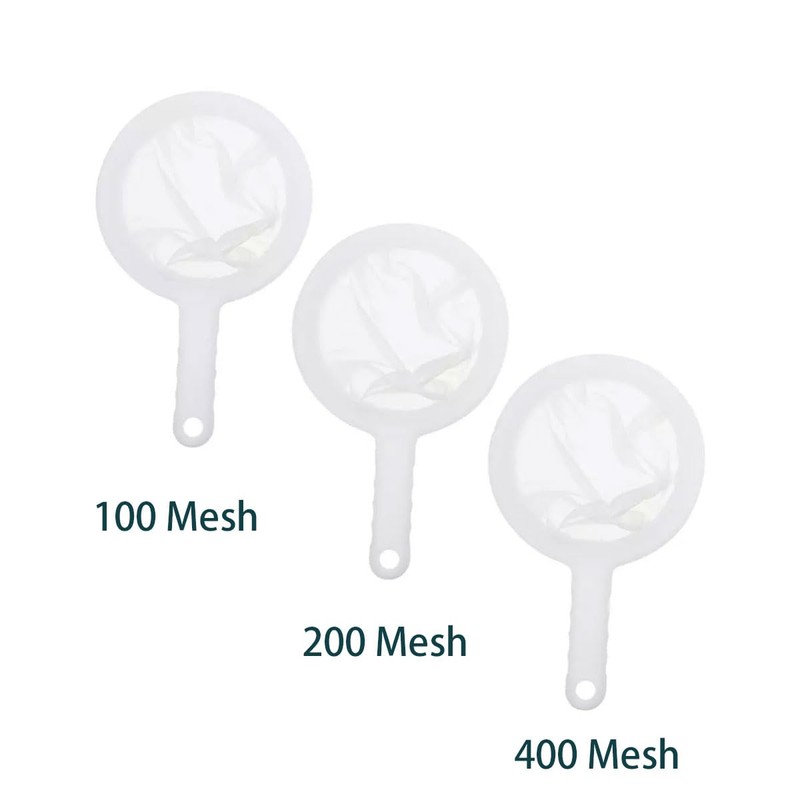 AIMALL 3PCS Dual-Mesh Baby Brine Shrimp Sieve Set, 80 &