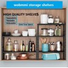 Wobmmi Expandable,Adjustable & Stackable Spice Rack, Cabinet Kitchen Countertop Shelf
