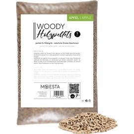 Moesta BBQ 19303 5 kg Sheriff Hardwood Pellets - Smoke Aroma for Every Taste - Apple - Sweet, Smoky or Spicy