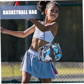 KICHOUSE Basketball Bag Sports Bag Mesh for Boys Girls Boys and Girls Volleyball Softball