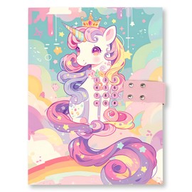 Mowtential Diary with Code, Diary Girls, Top Model Diary with Code, Diary with Lock, Notebook Children from 5 6 7 8 9+ Years, Einho Diaries Gift, Diary in Pink