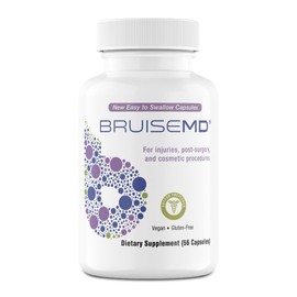 BruiseMD Arnica 1,000mg and Bromelain 500mg 2,400GDU/g Supplement for Bruising and Swelling, Easy to Swallow Capsules (14-Day Supply) - Advanced Bruise Treatment Formula