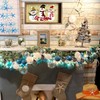 Rustic Wood Snowman Hanging Sign Christmas Winter Holidays Seasonal Wall