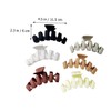 Outanaya 6pcs Hair Claw Clips Large Matte Hair Styling Accessories