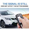 SANRILY ABS Plastic 2/3/4 Button Key Fob Cover for Nissan