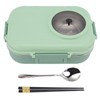 Thermal Lunch Box 304 Bowl Chopsticks Student with Portable Carry