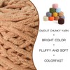 Plush Chenille Chunky Yarn 100g (49.2yd) - Fluffy Velvet Yarn