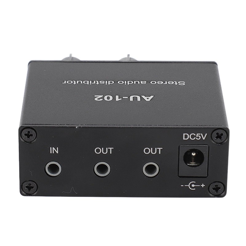 2 Channel Amplifier 1 Input 2 Output Active Stereo Audio