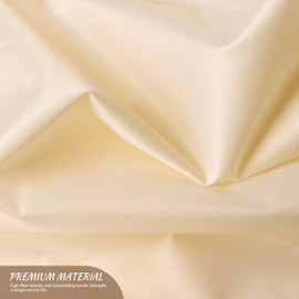 Univivi Premium Breathable Oxford Dress Cover Garment Bag, 60 inch Garment Bag for Hanging Clothes, Closet Clothes Storage, Dress, Jacket, Suit & Coat Bag - Beige