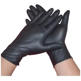 UniSeal Guantes Nitrilo Negros Talla Chica ( 200 Pz )