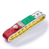 Prym 282120 Maßband Color Plus mit Knopf 150 cm/cm, Poly-Fiber-Gewebe,