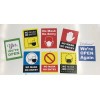 NO MASK NO ENTRY 8.5x11 Store Re-Opening Signs Kit (ALL