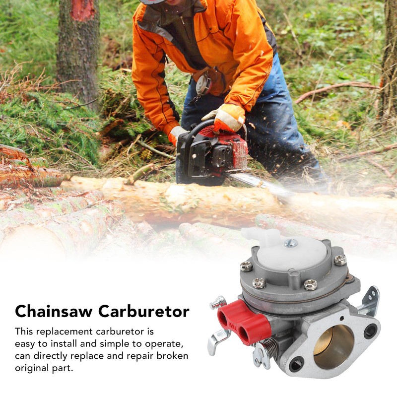 Chainsaw Carburetor Practical Aluminum ABS High Strength Chainsaw Replacement Carburetor