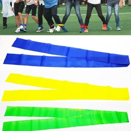 10-Pack Three-Legged Race Bands for Sports Days & Team Building Games Team Green 2ea