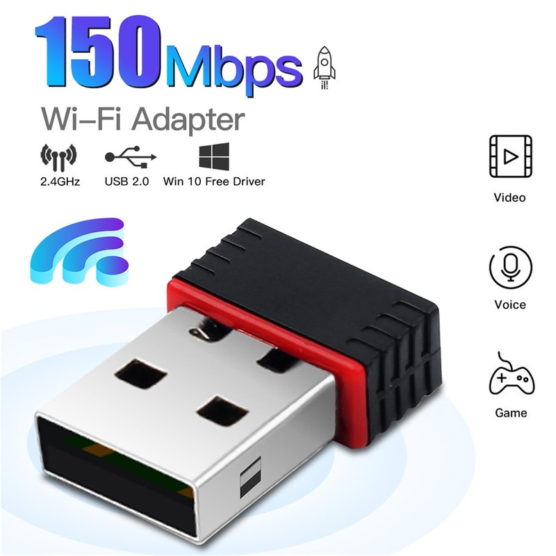 Wi-Fi Wireless Transmitter - USB 2.0 11 n/g/b 150 Mbps