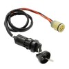 JUUDDENPARTS Ignition Key Switch, Motorcycle ATV Ignition Key Switch Assembly,