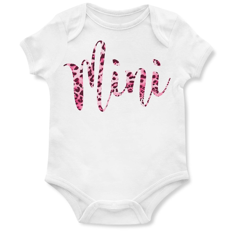 Pink Leopard Print Mama and Mini Matching Babygrow & T